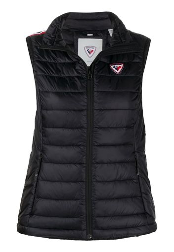 Rossignol high-neck padded gilet - Schwarz