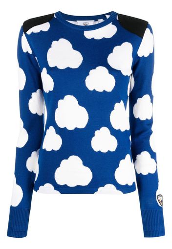 Rossignol Poetic Sky cloud-print jumper - Blau