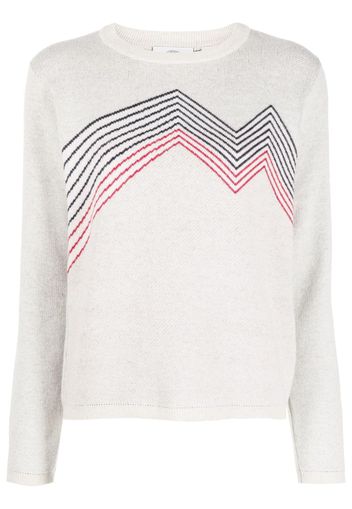 Rossignol Mountain intarsia-knit jumper - Nude