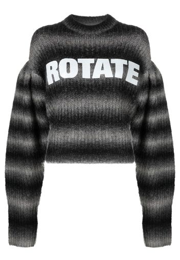 ROTATE logo-print jumper - Grau