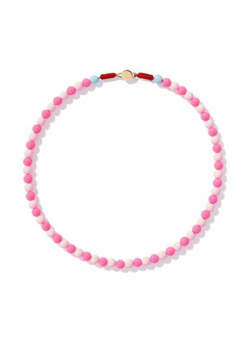 Roxanne Assoulin Mini Me Halskette mit Perlen - Rosa