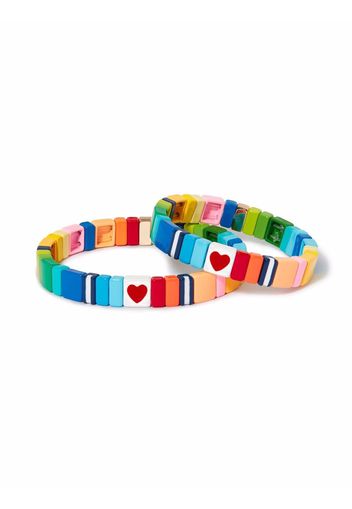 Roxanne Assoulin Mommy and Me Armband-Set in Regenbogenfarben - Mehrfarbig