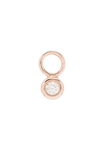 Roxanne First 14kt Rotgoldohrring mit Diamanten - ROSE GOLD