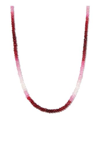 Roxanne First 14kt yellow gold Rocky ruby necklace