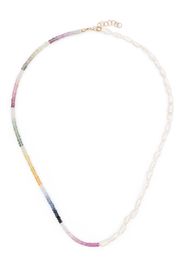 Roxanne First 9kt Can´t Decide Gelbgoldhalskette mit Saphieren und Perlen