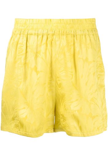 RtA Shorts mit Blatt-Print - Meadowlark