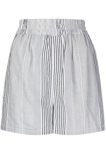 RtA striped fitted shorts - Grau