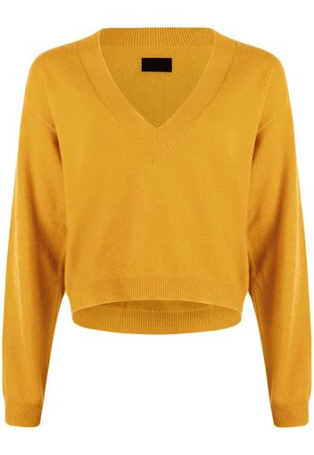 RtA Alba V-neck jumper - Gelb