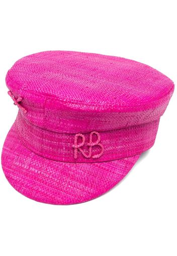 Ruslan Baginskiy embroidered-logo baker boy hat - Rosa