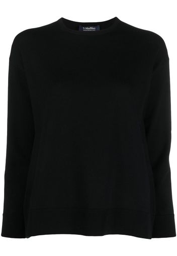 'S Max Mara long-sleeve knitted jumper - Schwarz