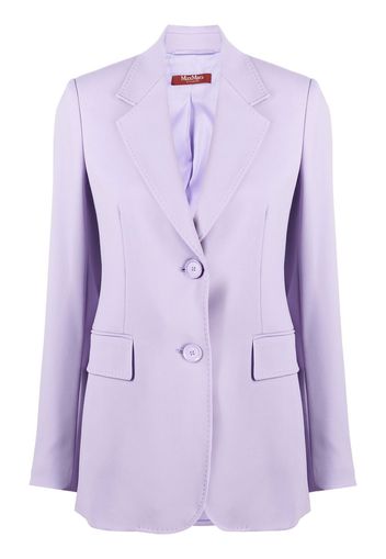 'S Max Mara button-up long-sleeved blazer - Violett