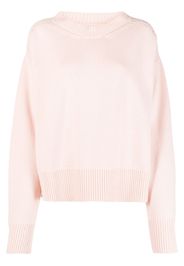 SA SU PHI cut-out detail cashmere jumper - Rosa