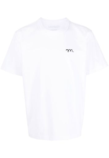 sacai x Madsaki slogan-print T-shirt - Weiß