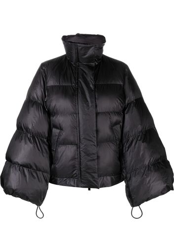 sacai wide-sleeve puffer jacket - Schwarz