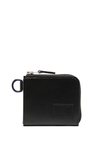 sacai zip around leather wallet - Schwarz