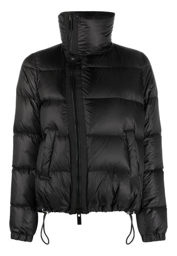 sacai high-neck zip-fastening padded jacket - Schwarz