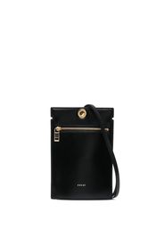 sacai calf-leather shoulder bag - Schwarz