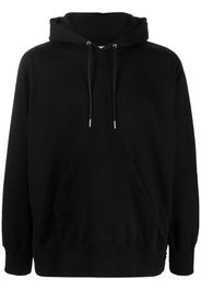 sacai Hoodie mit Kordelzug - Schwarz