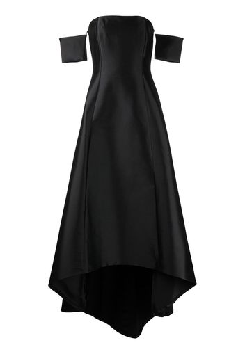 Sachin & Babi Agyness Hi-Lo strapless gown - Schwarz