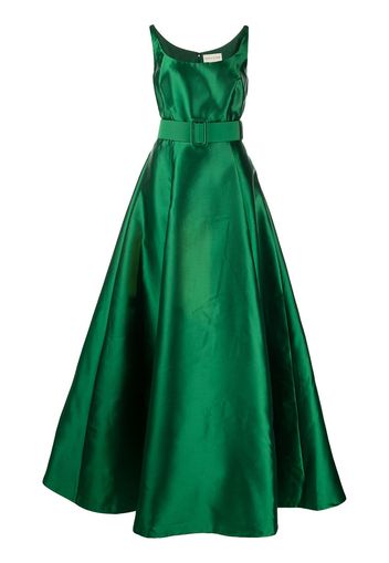 Sachin & Babi Kruse empire-line belted gown - Grün