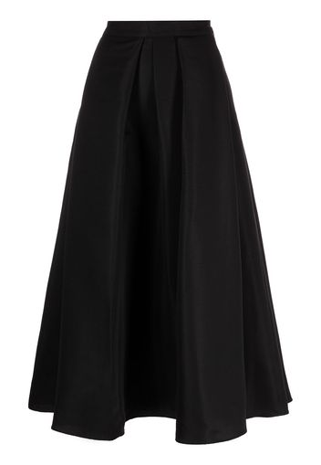 Sachin & Babi Leighton pleated A-line skirt - Schwarz