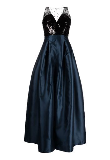 Sachin & Babi Erica sleeveless gown - Schwarz