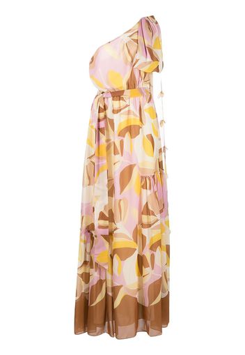 Sachin & Babi Tori one shoulder printed maxi dress - Mehrfarbig