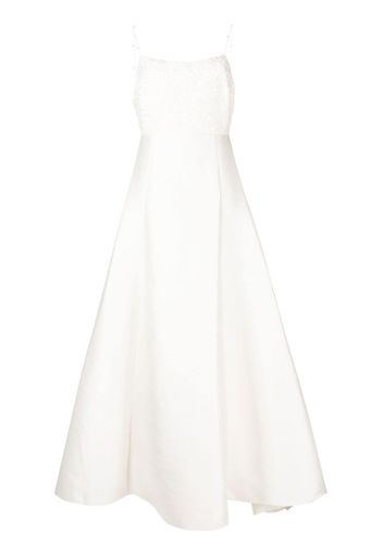 Sachin & Babi Belinda lace-panel gown - Weiß