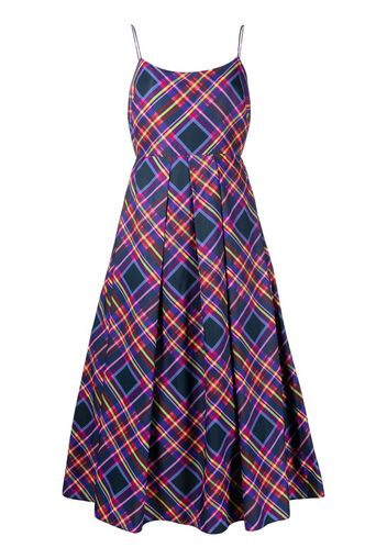 Sachin & Babi Audra plaid-check midi dress - Violett