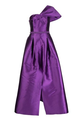 Sachin & Babi Deliah single-shoulder gown - Violett