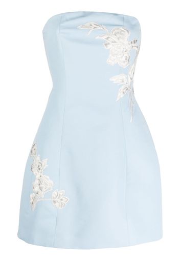 Sachin & Babi Alanna floral-embroidery minidress - Blau