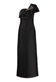 Sachin & Babi Ines one-shoulder gown - Schwarz