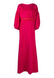 Sachin & Babi balloon-sleeve Aria gown - Rosa