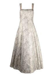 Sachin & Babi Audrey gilded floral gown - Gold