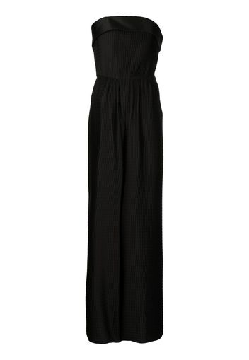 Saiid Kobeisy Jumpsuit aus Satin - Schwarz