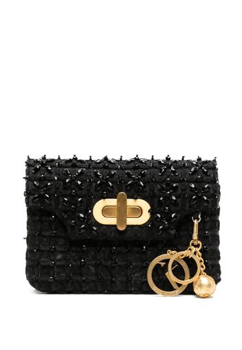 Saiid Kobeisy Clutch mit Kristallen - Schwarz