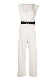 Saiid Kobeisy Kurzärmeliger Jumpsuit - Weiß