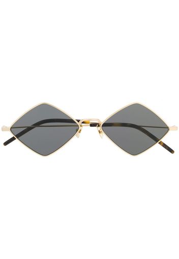 Saint Laurent Eyewear Eckige Sonnenbrille - Schwarz