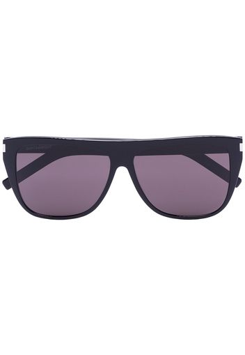 Saint Laurent Eyewear Sonnenbrille mit D-Gestell - Schwarz