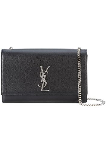 Saint Laurent 'Kate' Schultertasche mit Monogramm - Schwarz