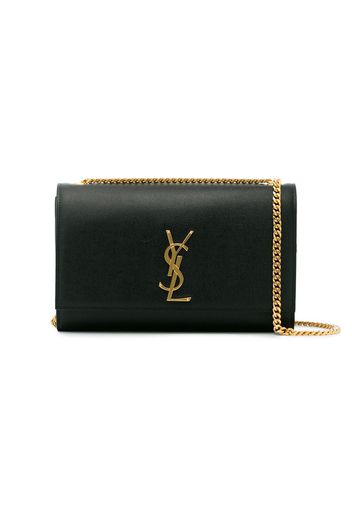 Saint Laurent 'Kate Monogram' Schultertasche - Schwarz