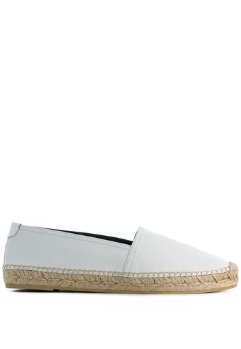 Saint Laurent Espadrilles mit Logo - Weiß