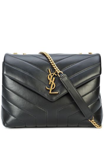 Saint Laurent Loulou Schultertasche - Schwarz