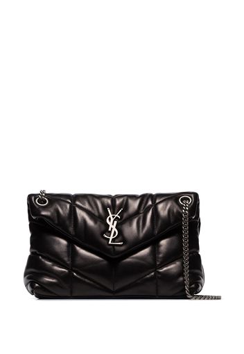 Saint Laurent Kleine 'LouLou' Schultertasche - Schwarz