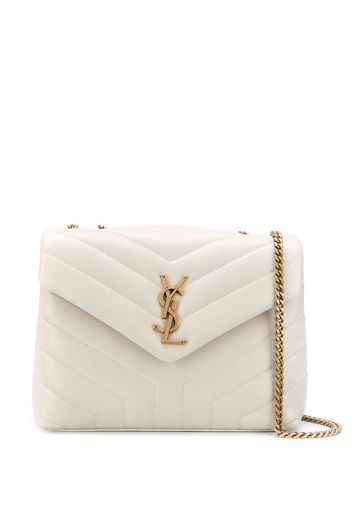 Saint Laurent 'Loulou' Schultertasche - Nude