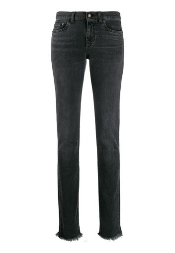 Saint Laurent Jeans mit geradem Bein - Grau