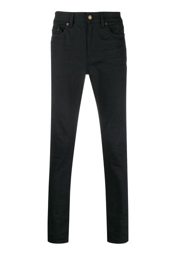 Saint Laurent Jeans im Five-Pocket-Design - Schwarz