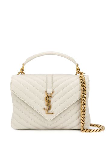 Saint Laurent Schultertasche mit Logo - Nude