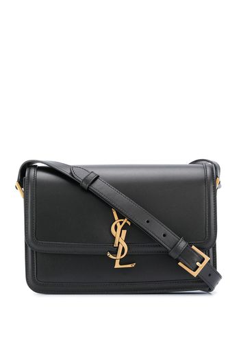 Saint Laurent Schultertasche mit Monogramm - Schwarz