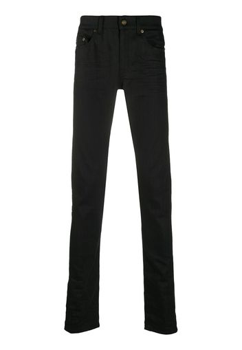 Saint Laurent Jeans mit schmalem Schnitt - Schwarz